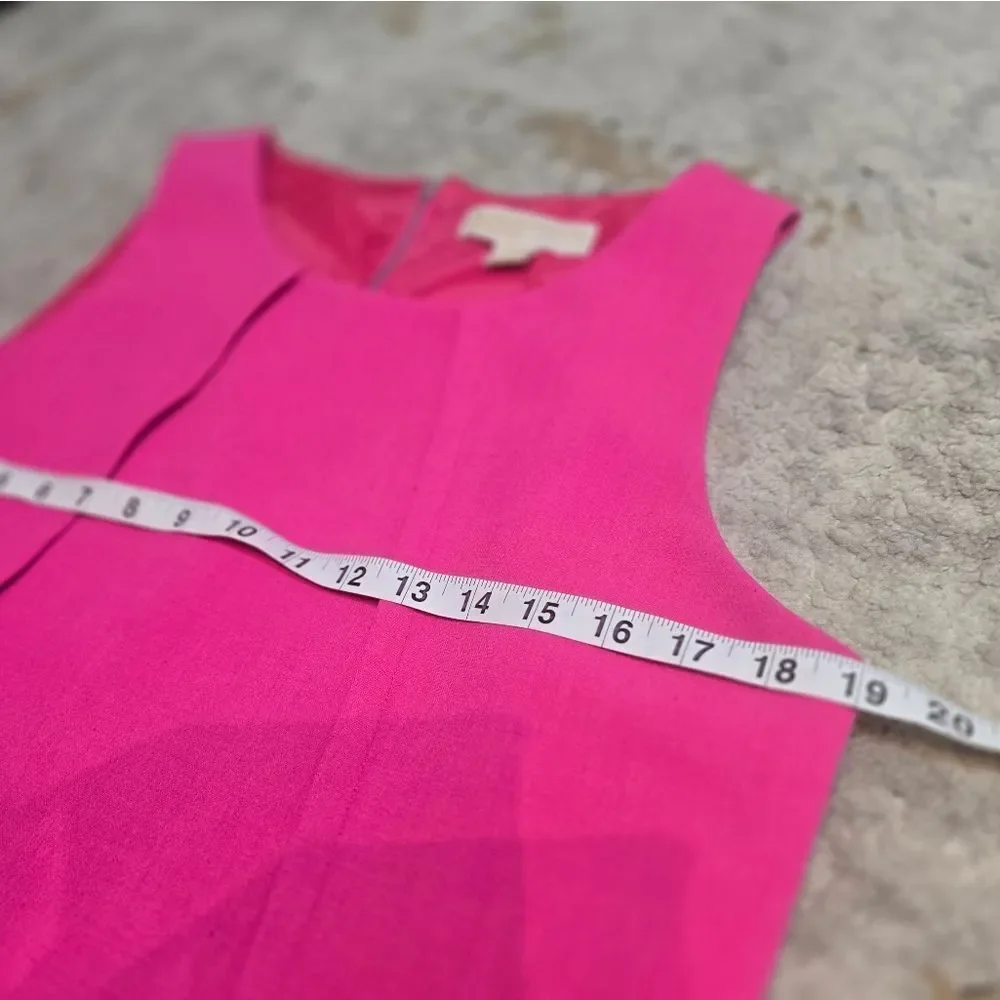 Michael Kors Hot Pink Peplum Blouse